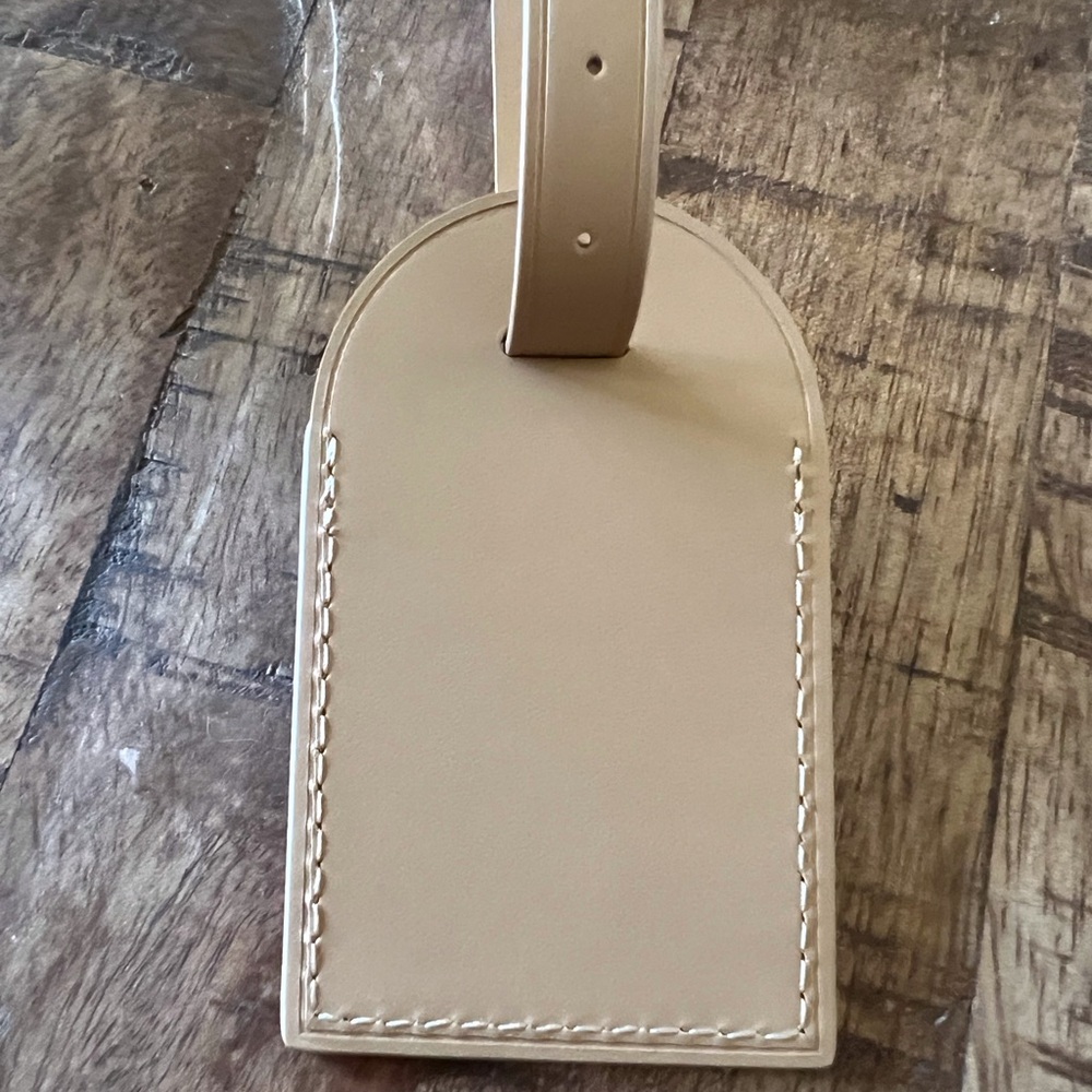 Inspired Leather Luggage / Bag Charm Luxe Look - NEW - Picture 5 of 5